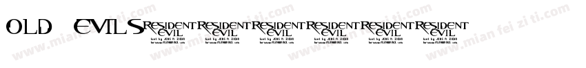 old evils字体转换